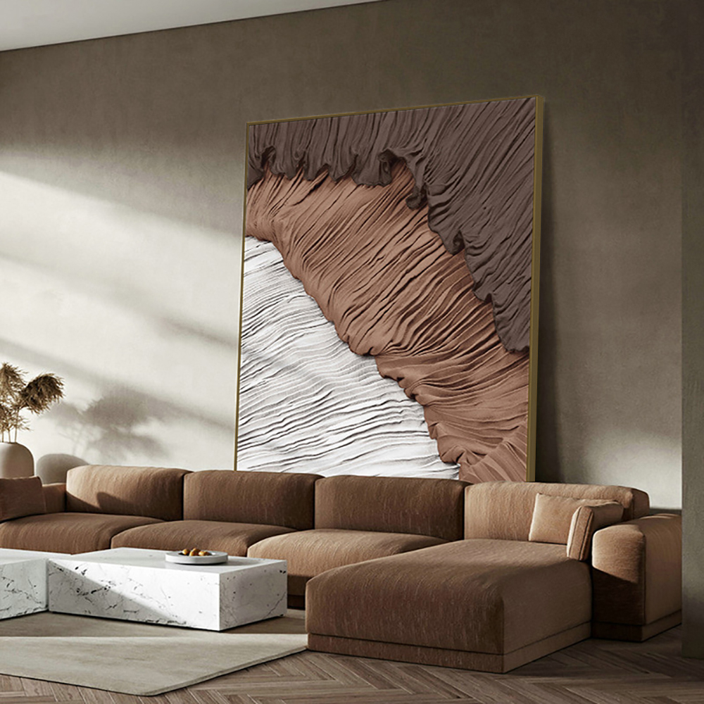 Modern Abstract Canvas Wall Art Painting Framed Living Room Wall Decor