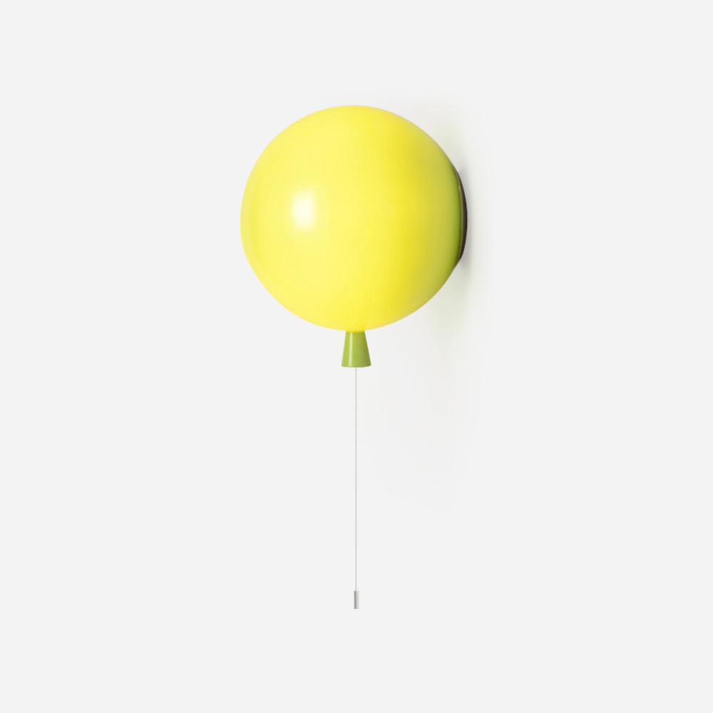 Story Contemporary Green Ballon Shaped Small Wall Sconce Light