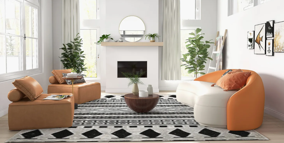 How to Decorate A Large Room with Fireplace