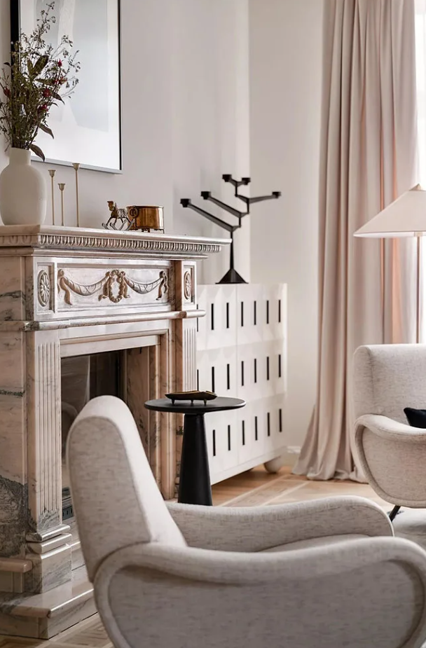 How to Decorate A Large Room with Fireplace