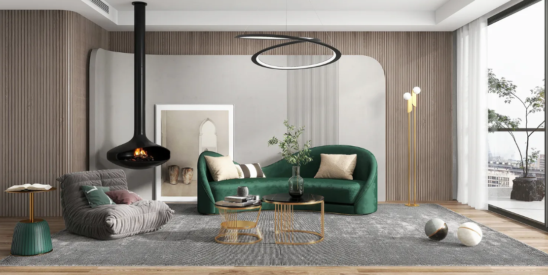 How to Decorate A Large Room with Fireplace