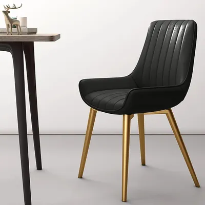 Modern Green Dining Room Chairs Pu, Tall Back Leather Dining Room Chairs