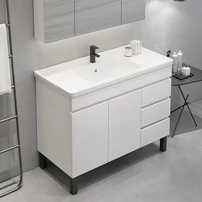 36 Modern White Bathroom Vanity, Bathrooms With Freestanding Vanities
