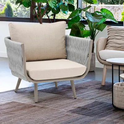 860mm Wide Modern Aluminium Outdoor, Outdoor Lounge Furniture Uk