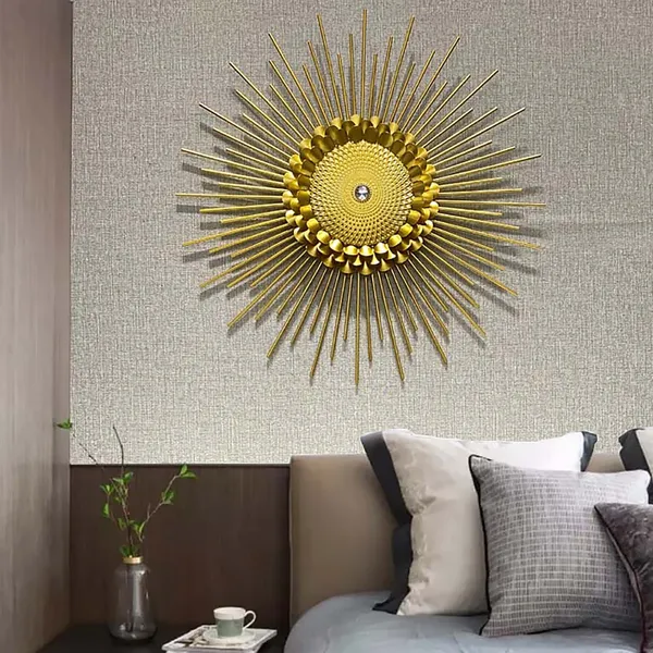 gold sun decor