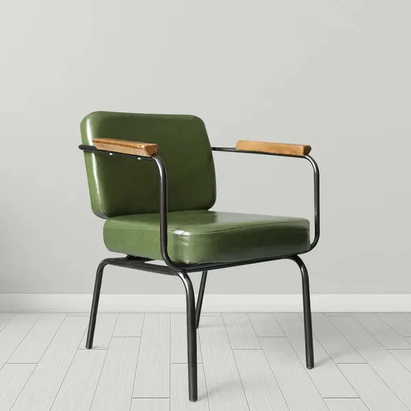leather dining chairs with arms