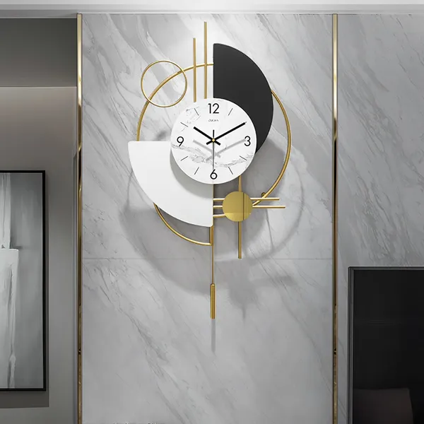 50cm70cm Horloge Murales Minimalist Wall Clock Oversized Industrial