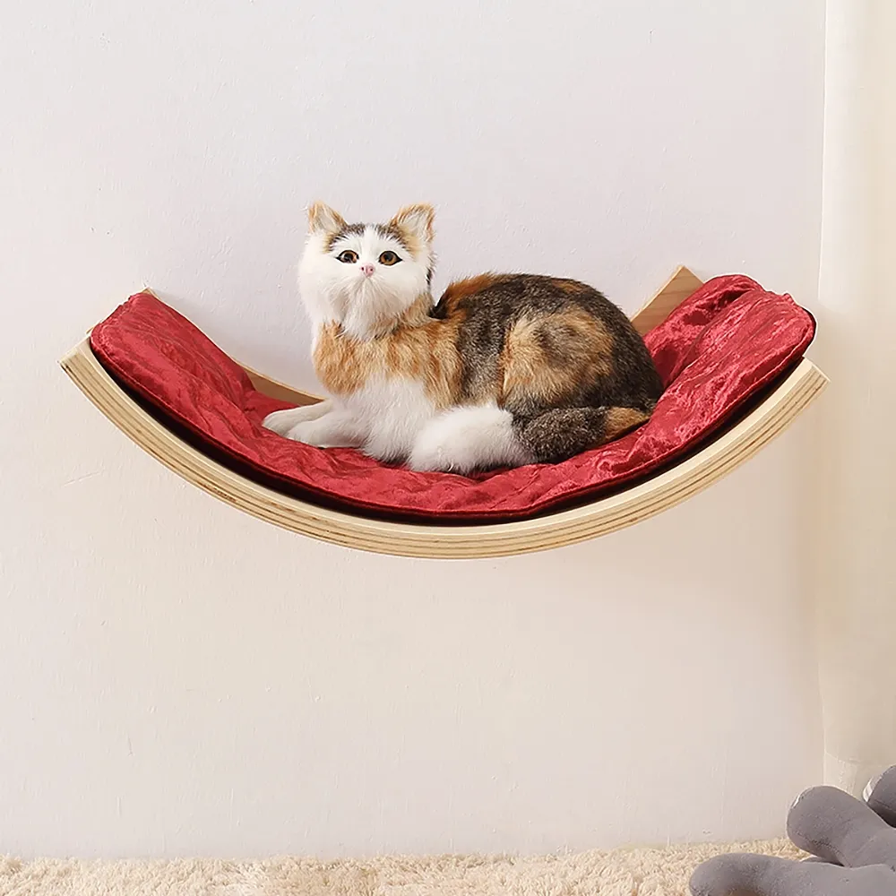 curved cat shelf