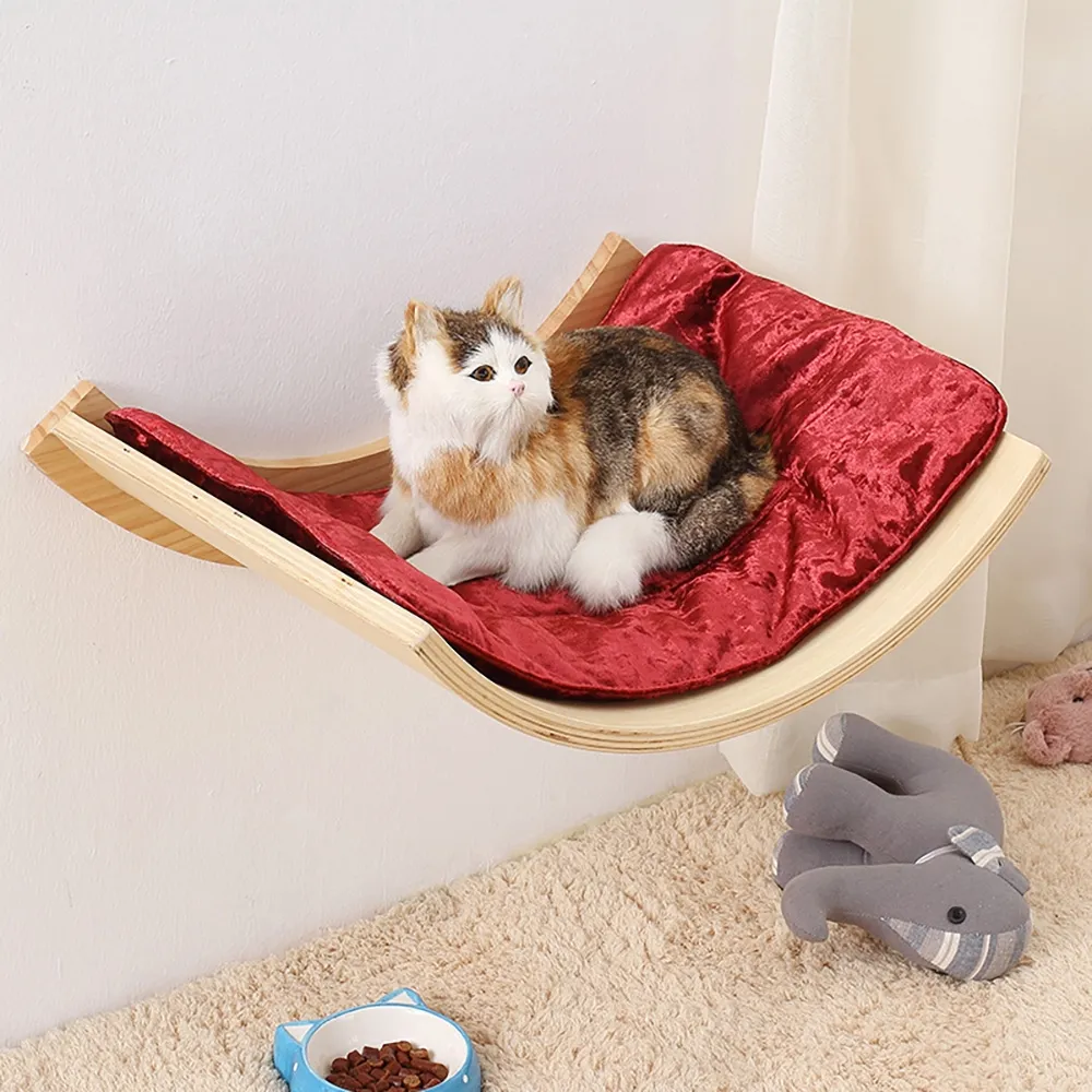 curved cat shelf