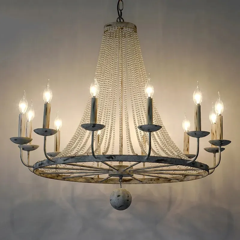 Crylite Rustic Candle Shaped 12 Light, Rustic Chandelier Light Crystal