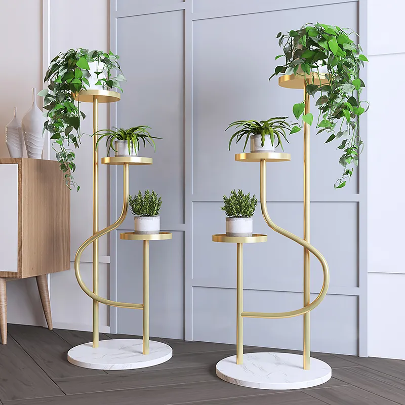 Details about   Tri-Level Metal Plant Stand Display Shefves Organizer Rack Gold 