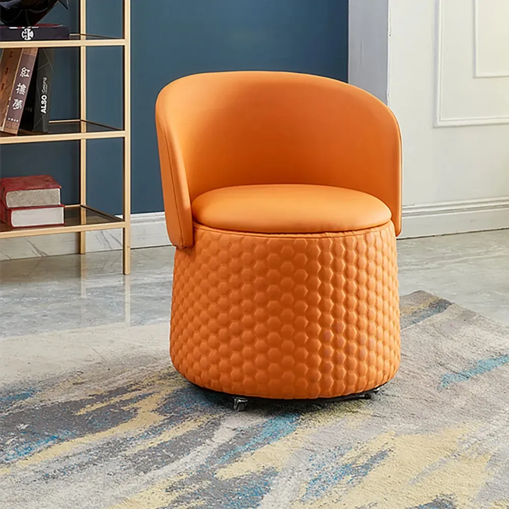 microfiber chair and ottoman