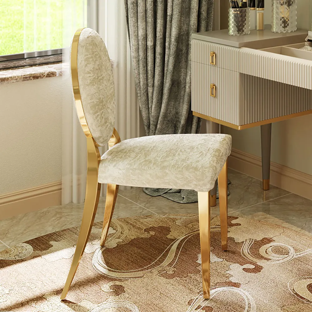 upholstered vanity chair