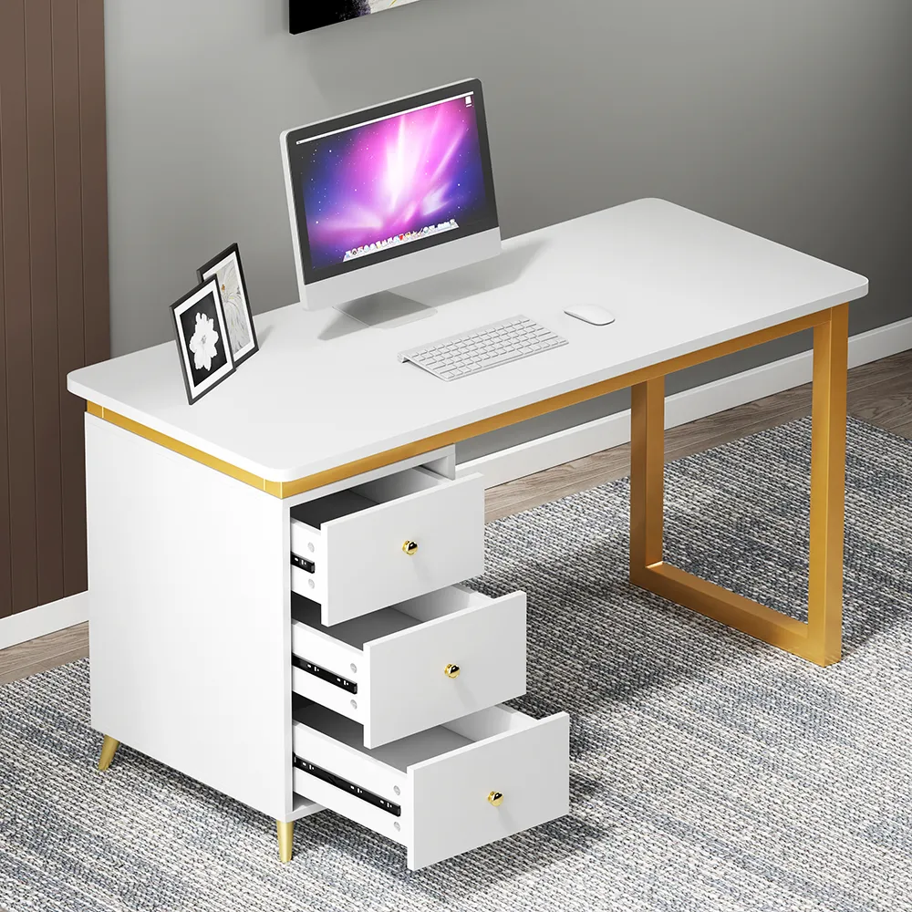 Desk Computer Table Office PC Table Home Office White NEW 