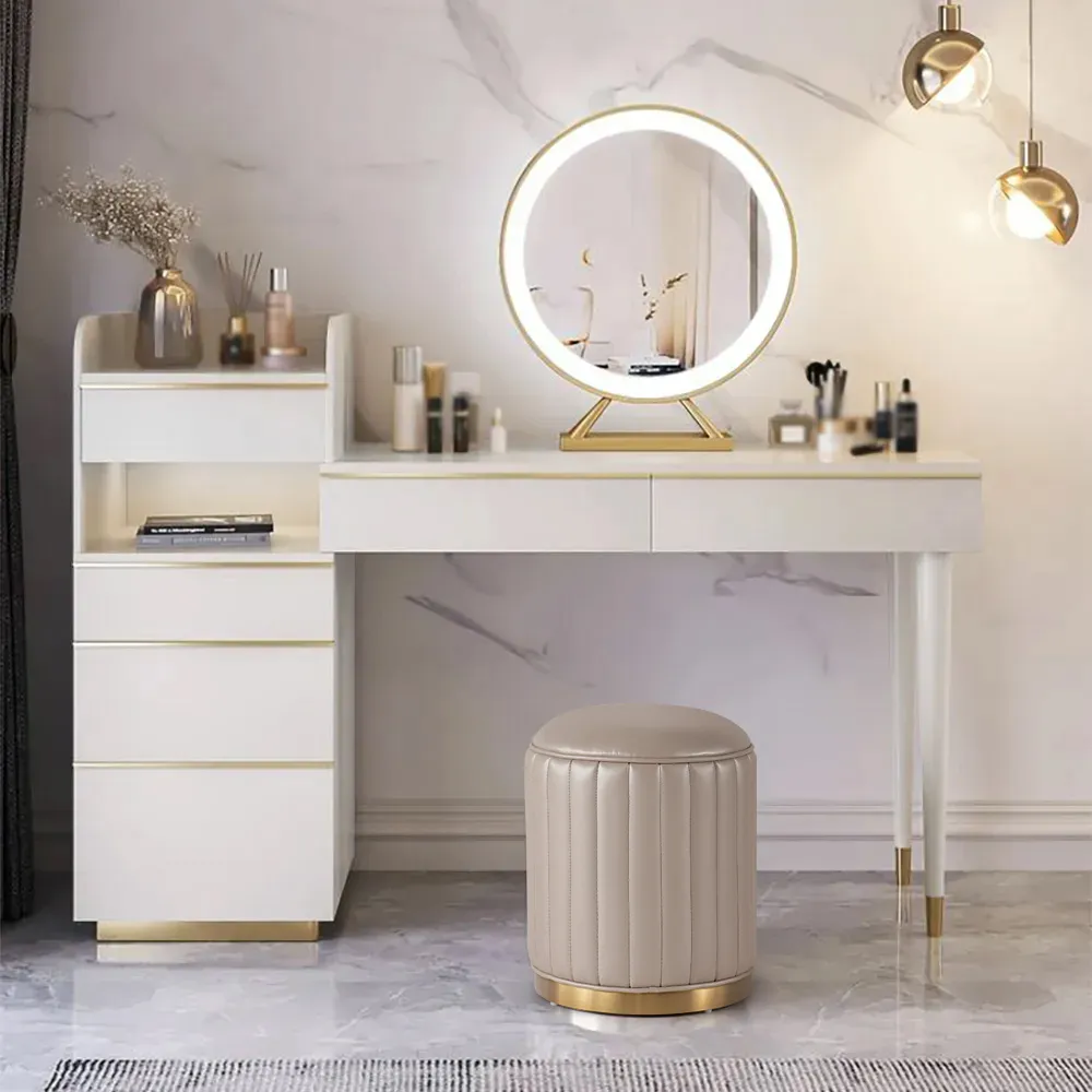 off white vanity table