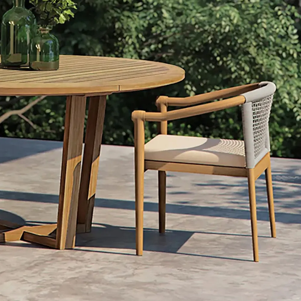 beige patio dining chairs