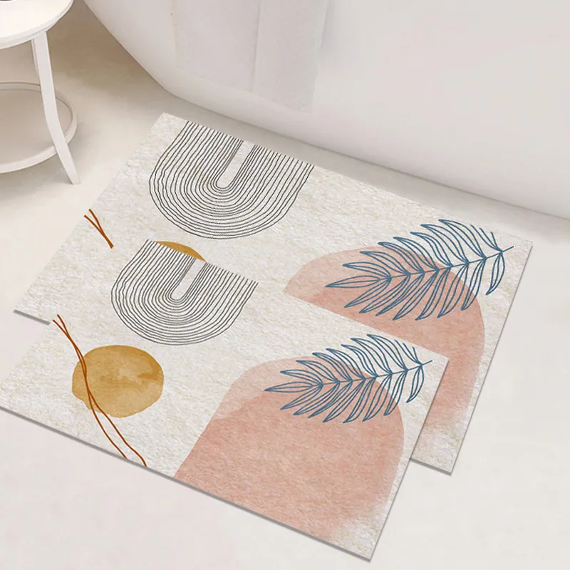 modern bath mat set