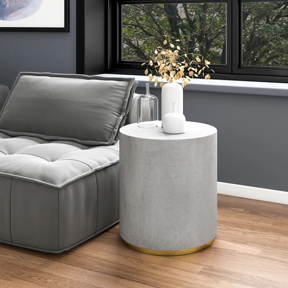 cement end tables