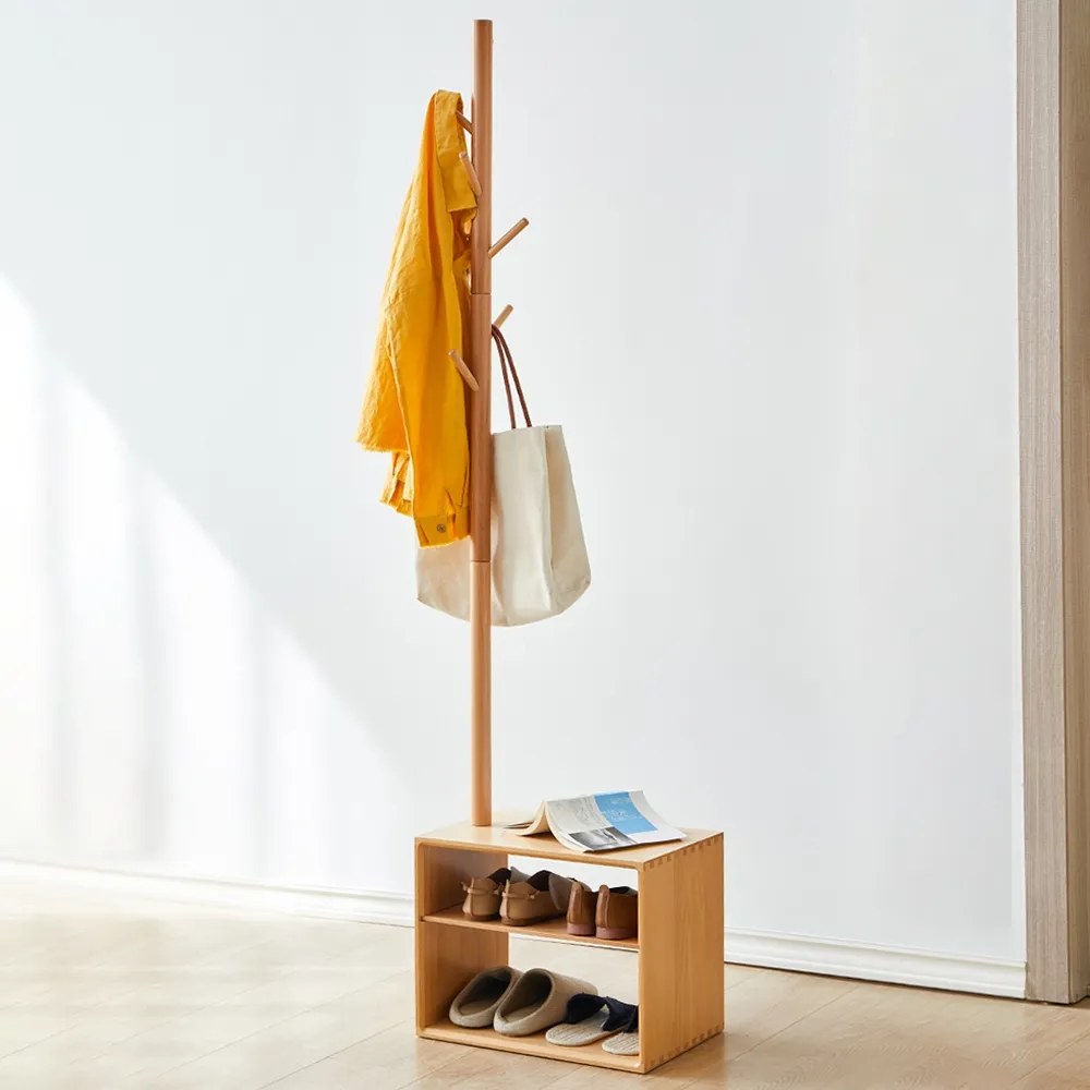 farmhouse shoe rack bench