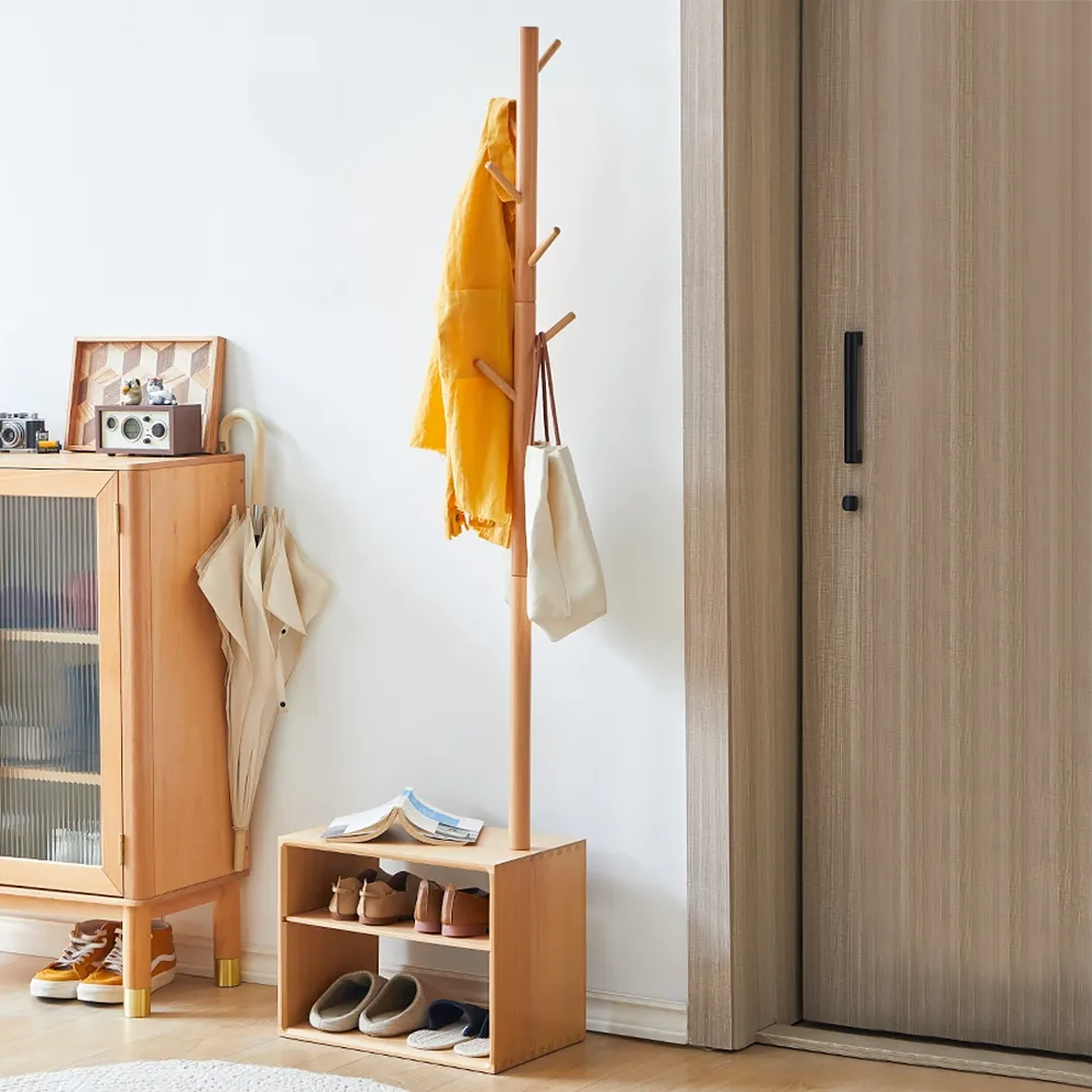 farmhouse shoe rack bench