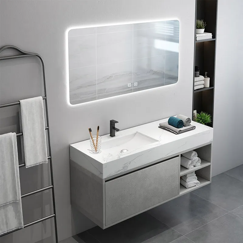 35 Floating Bathroom Vanity With Top, Hanging Vanity Cabinets