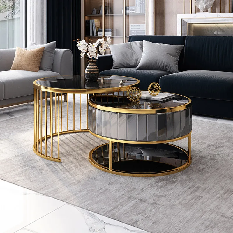 Grey Gold Coffee Table Clearance, 60
