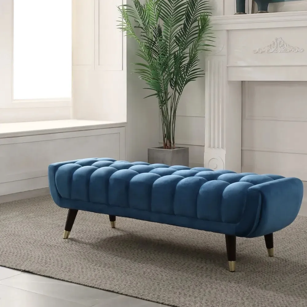 End of bed bench velvet clearance