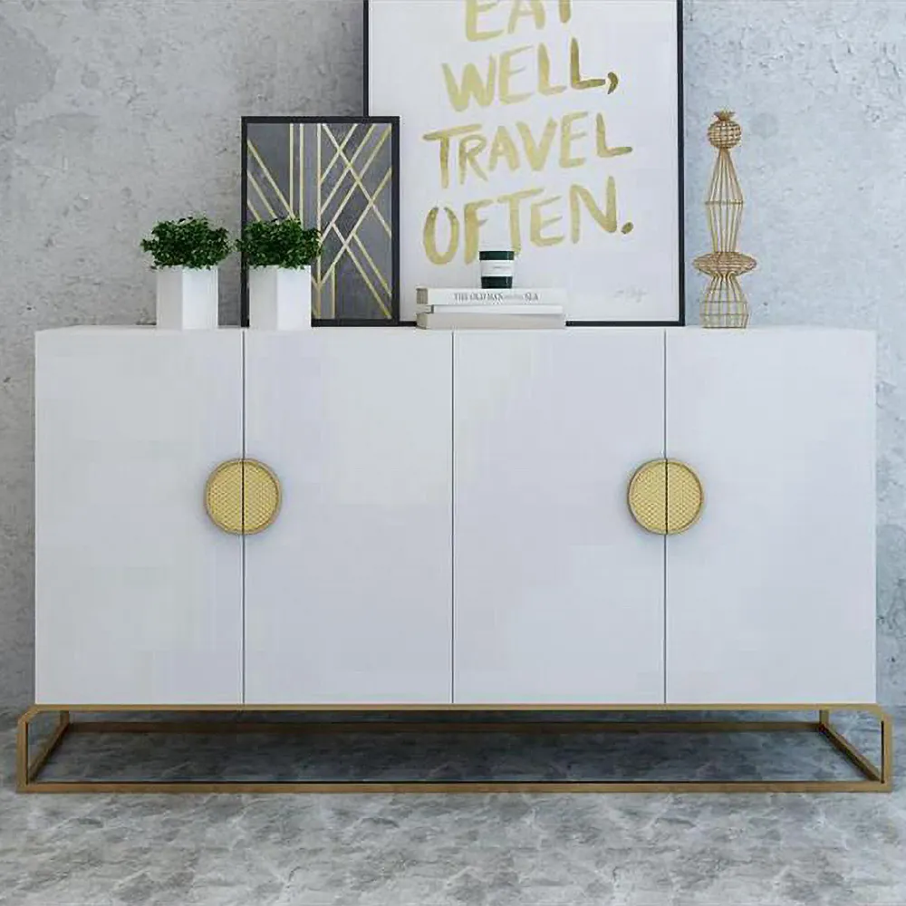 White And Gold Buffet Cabinet Deals, 57