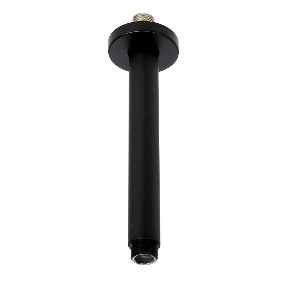 8" Ceiling Mounted Solid Brass Round Shower Arm with Escutcheon in