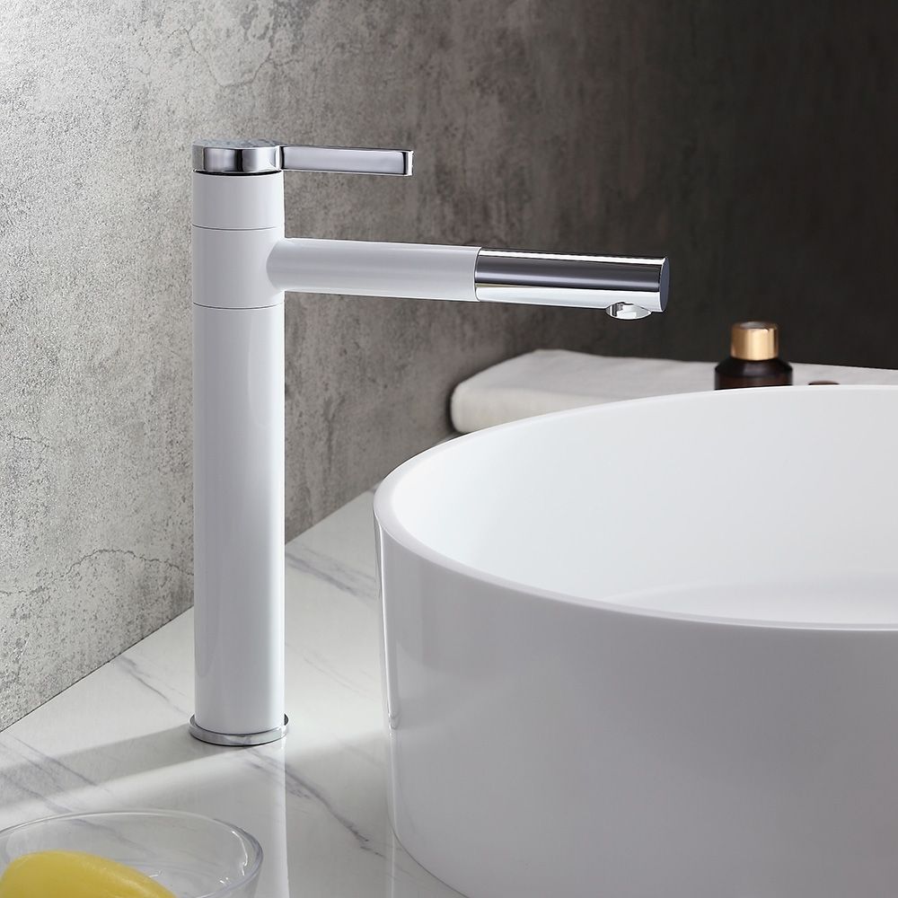 Loop Stilvoller Einhandgriff Einloch-Behälter Waschbecken Wasserhahn in