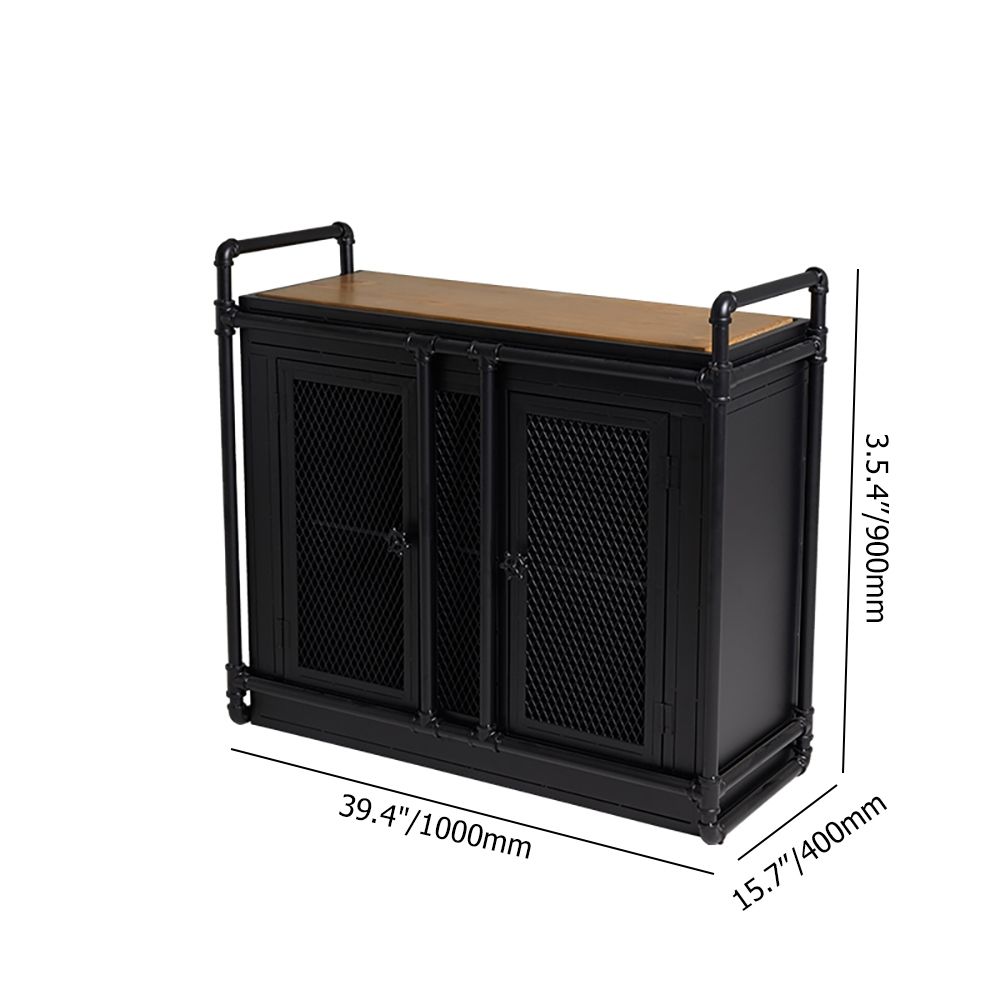 Industrial Pipe Metal in Black