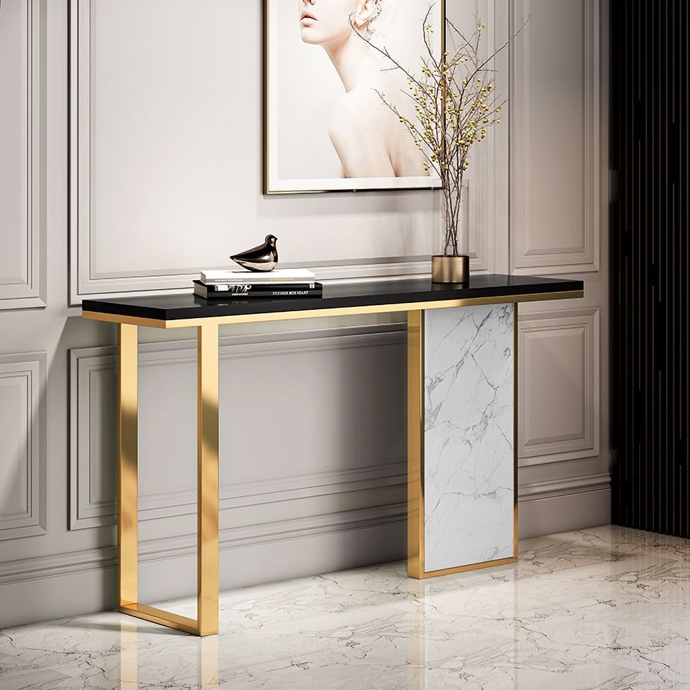 modern console tables for entryway