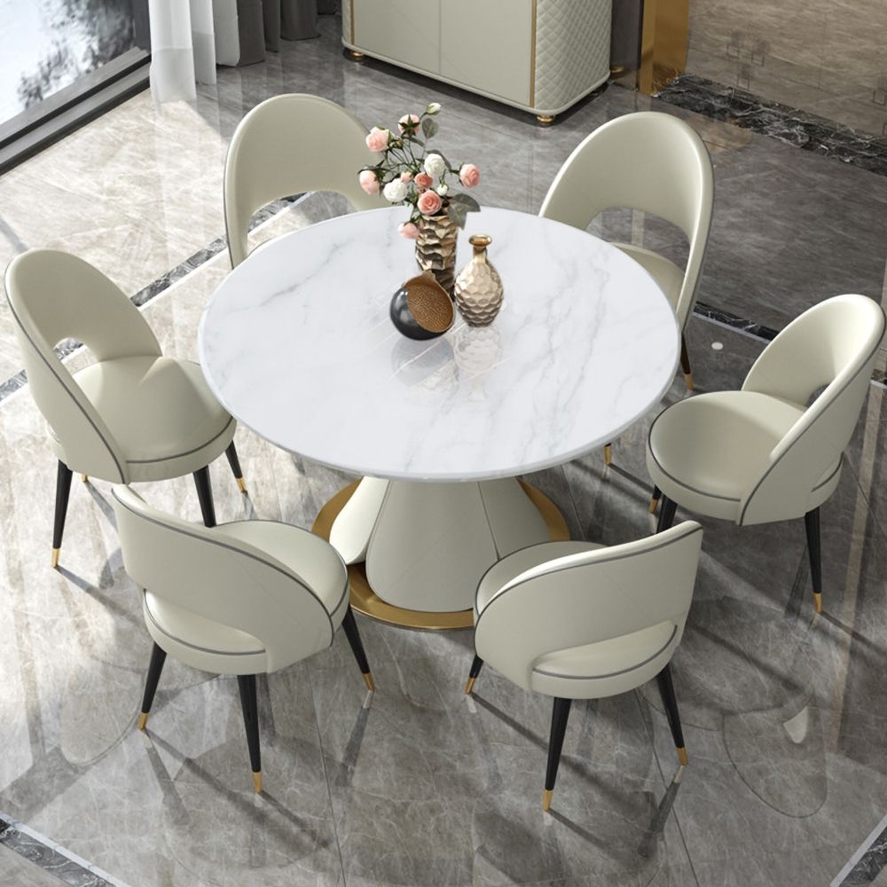 Modern Marble Top Dining Table Set 6 Seater : Seater Pepperfry Kowloon ...