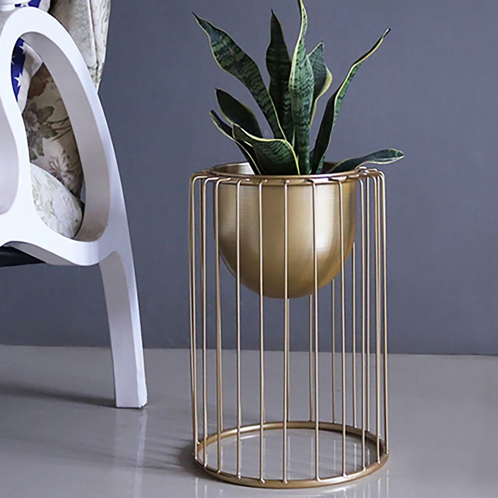 Flower Stand Gold Plant Stand for Indoors Modern Flower Stand in Large