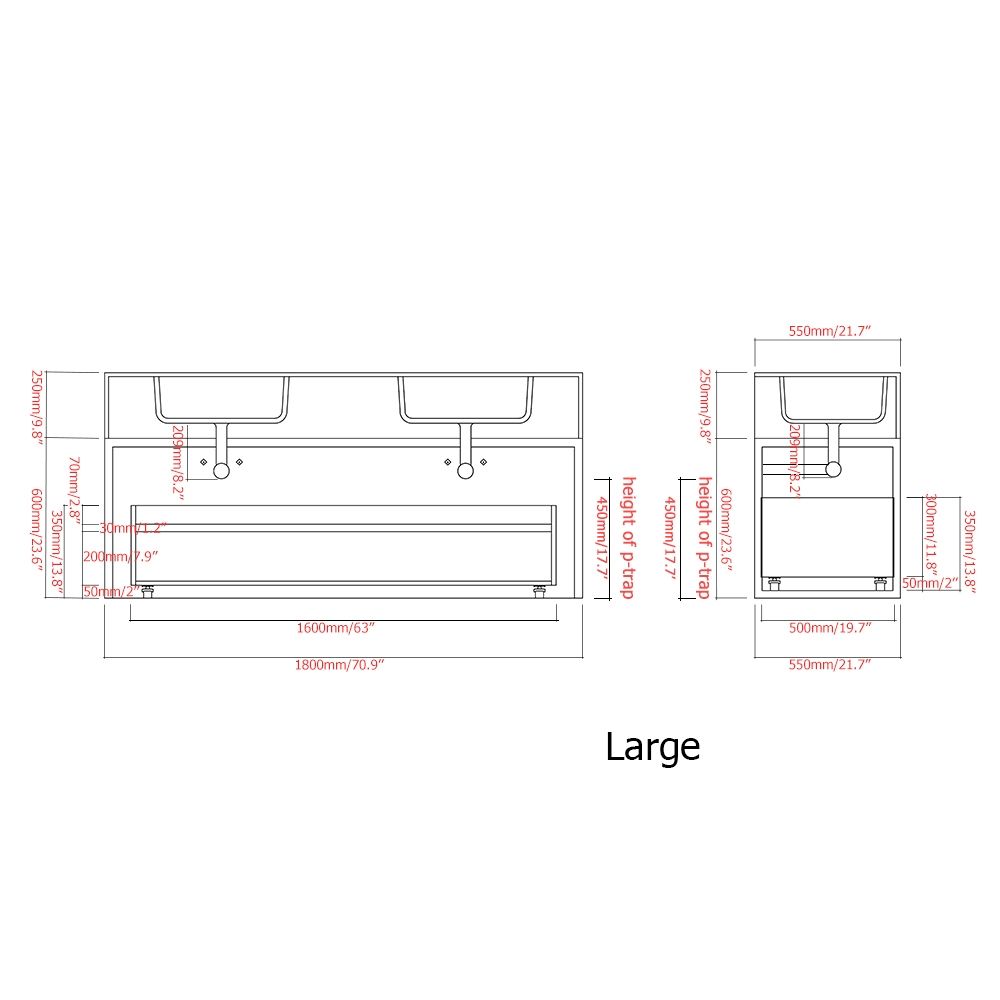 Modern 39" Single Sink Bathroom Vanity Set with Quartz with