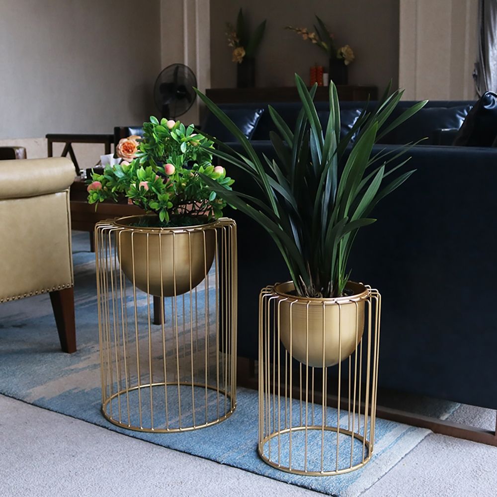 Flower Stand Gold Plant Stand for Indoors Modern Flower Stand in Large