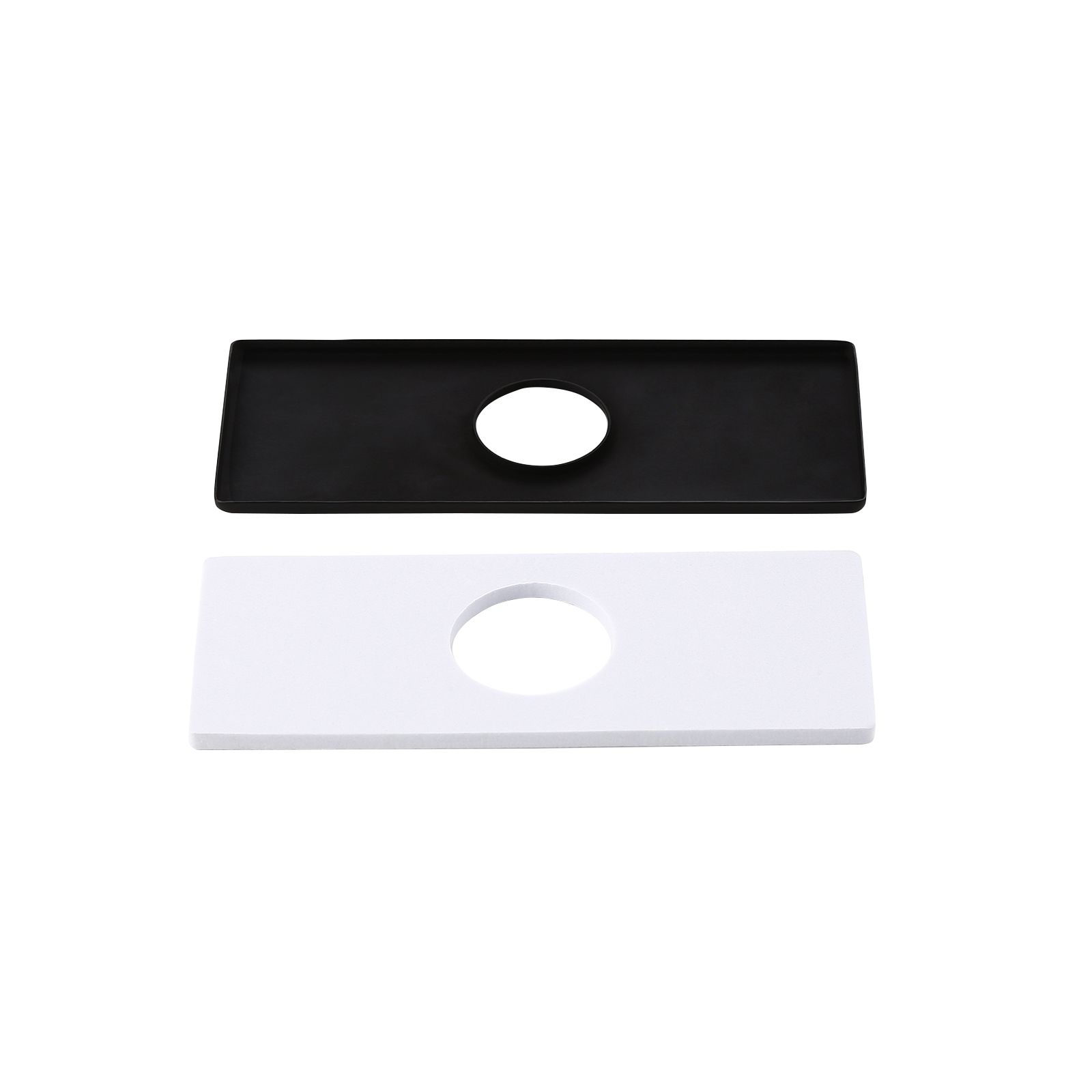 Square Escutcheon Plate Bathroom Vanity Sink Faucet Hole Cover Deck