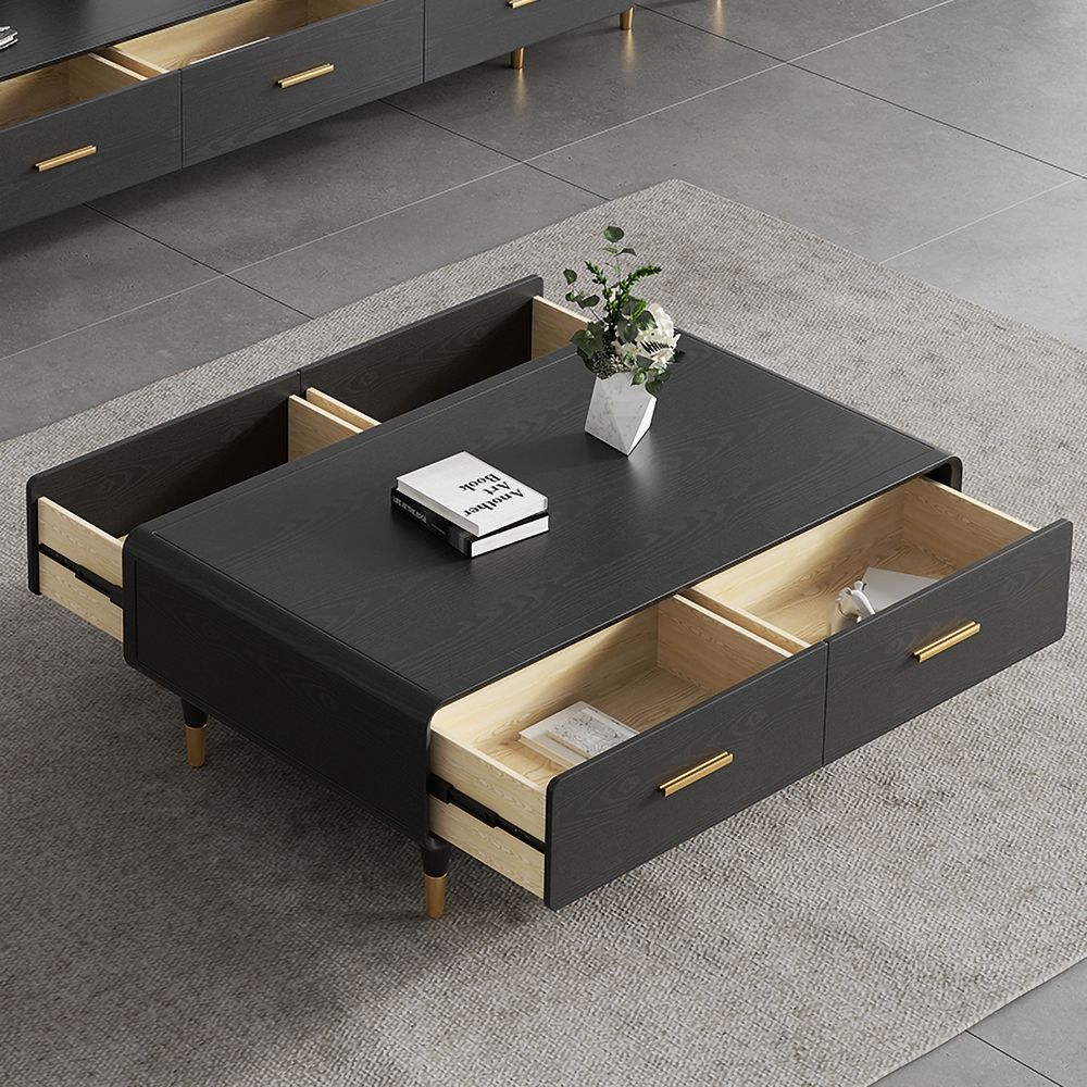 modern coffee table with storage