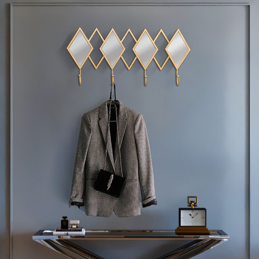 Luxury Entryway Wall Mounted Coat Rack Set of 2