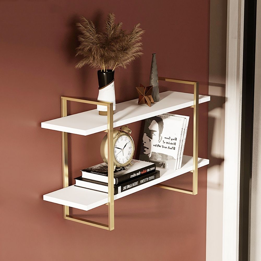 Nordic 2Tier Floating Shelf Decorative Wall Shelf