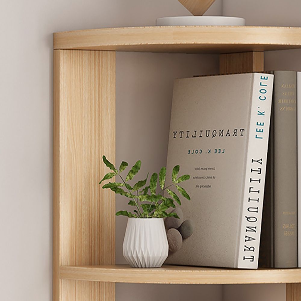 Rustic Modern Standing Shelf in Natural 21"/31"Large