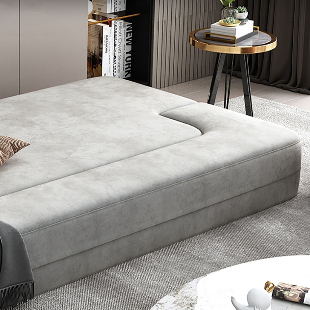 78.7" Modern Folding Sofa Bed Upholstered Sofa LeathAire Sofa