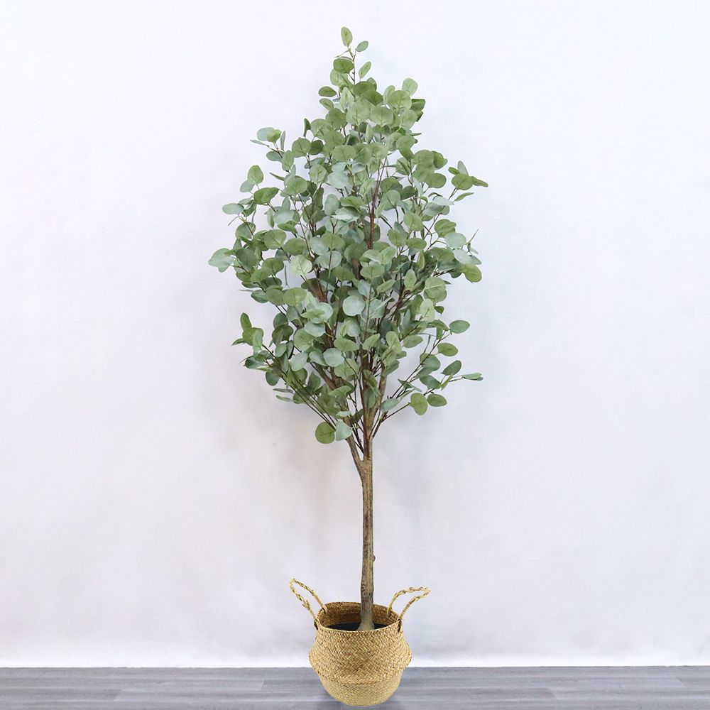 59.1" Artificial Eucalyptus Tree 1 Piece Indoor Plants