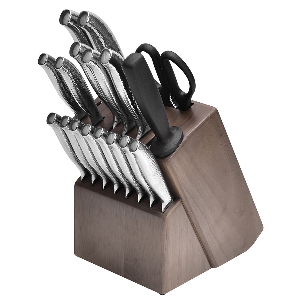 18 Pieces Stainless Steel Knife Block Set