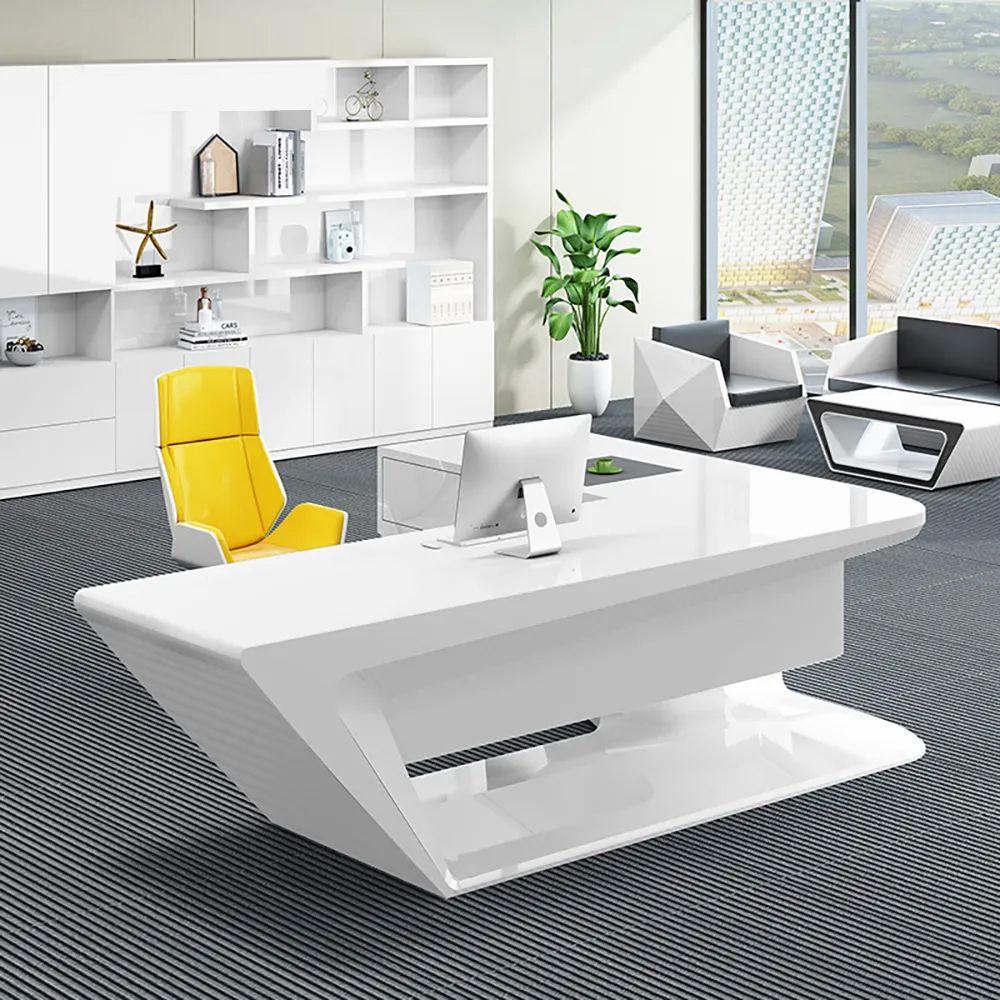 Modern L Shaped Desk With Storage In MDF Metal White Computer Desk   D3fbef360564496e8a7ed37f1724fd3e 