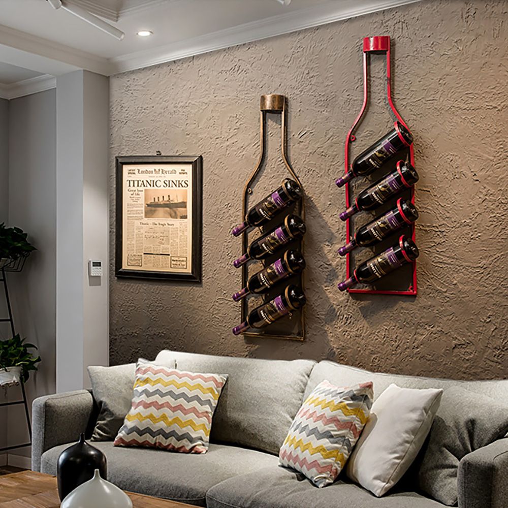 l shaped wine rack