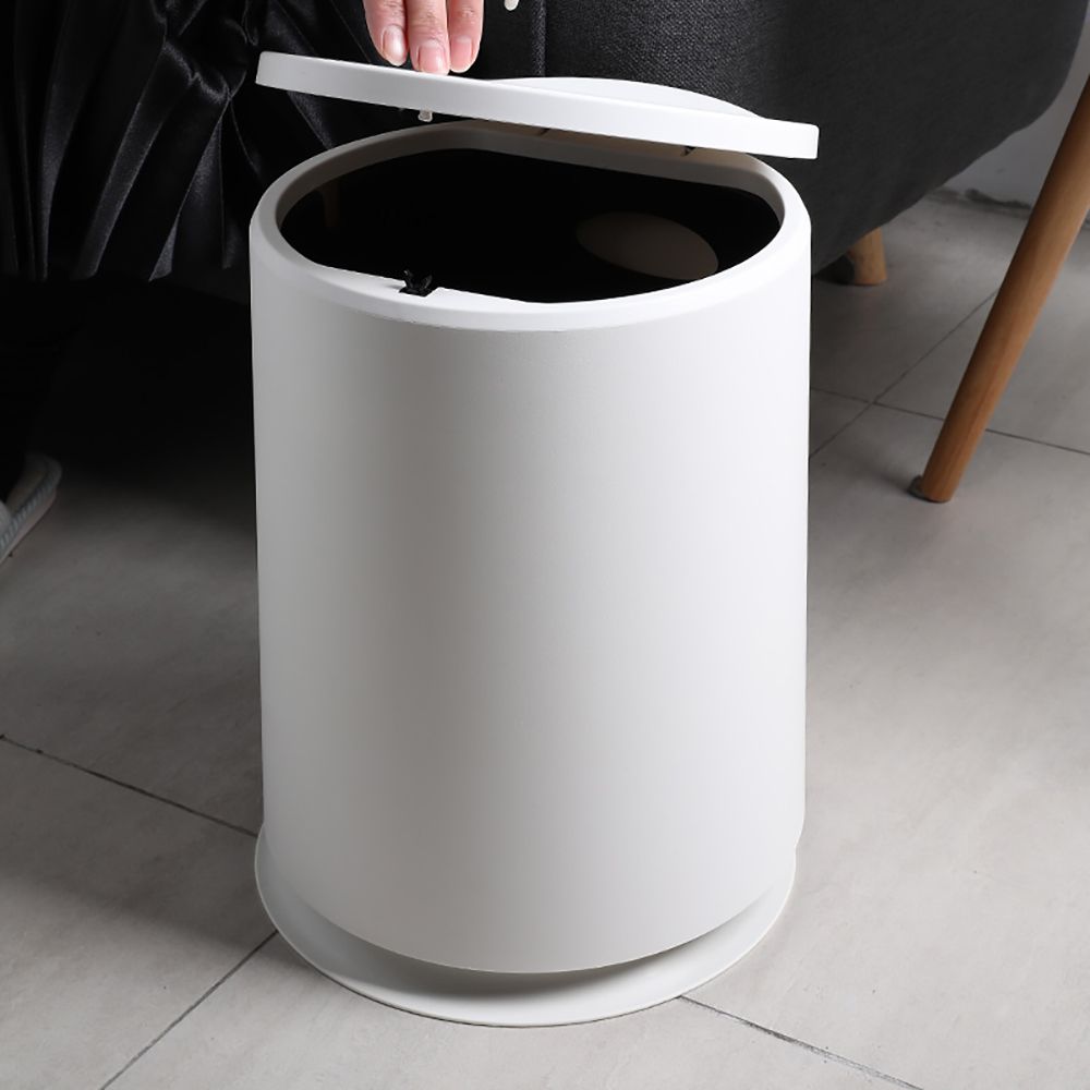 White Kitchen Garbage Sorting Trash Can 3 Gallon