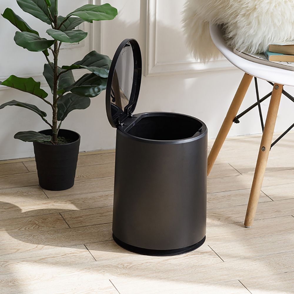 Black Kitchen Garbage Sorting Trash Can 3 Gallon