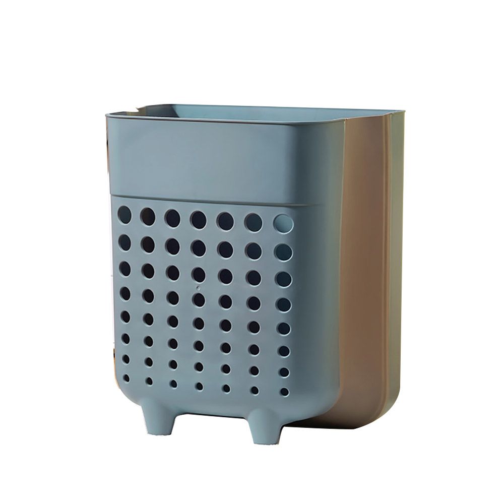 Soft Foldable WallMounted Laundry BasketBlue
