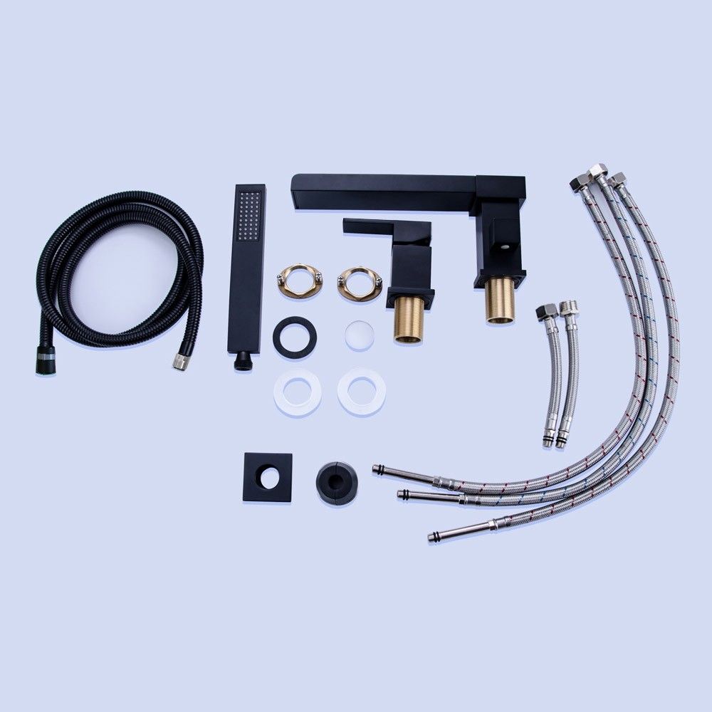 Grifo De Bañera Romana Mero De 1 Mango Para Montaje En Cubierta Con